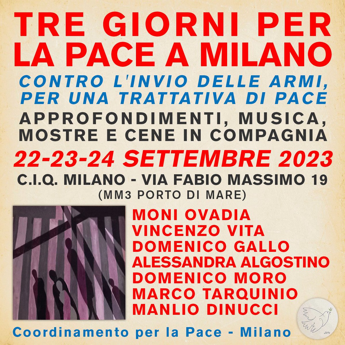 Can la pace con tutti gli uomini e donne di buona volontà