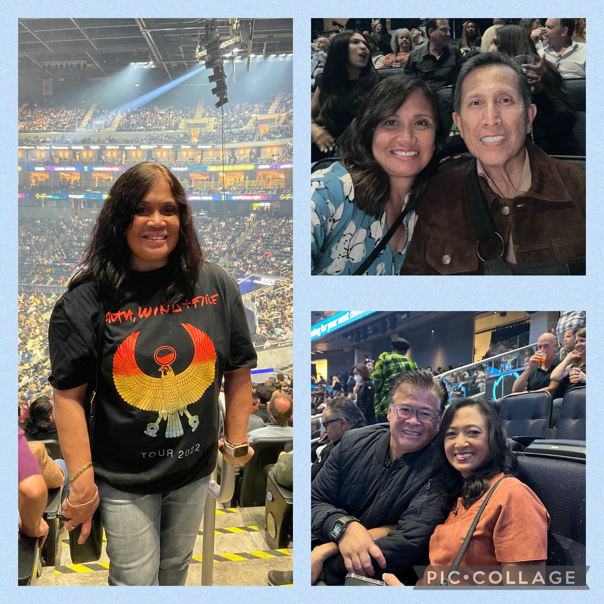 PinkEligio's tweet photo. Fun time at the Earth , Wind &amp; Fire and Lionel Richie concert last night! @ChaseStadium https://t.co/Eh548rLnIX