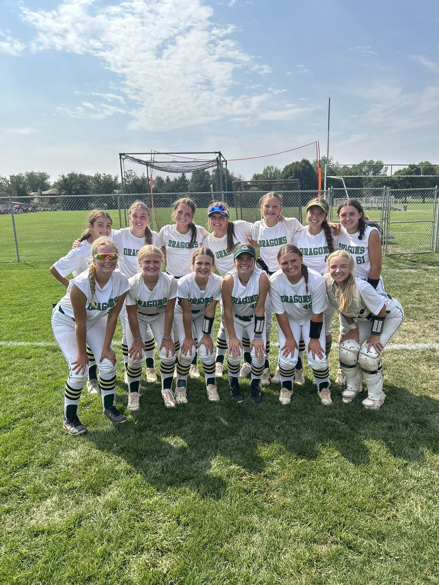 Really proud of this JV group for winning the Skutt Tournament this morning! They showed a lot of toughness and played some really competitive softball. Great job girls! #CLC #DragonSoftball
