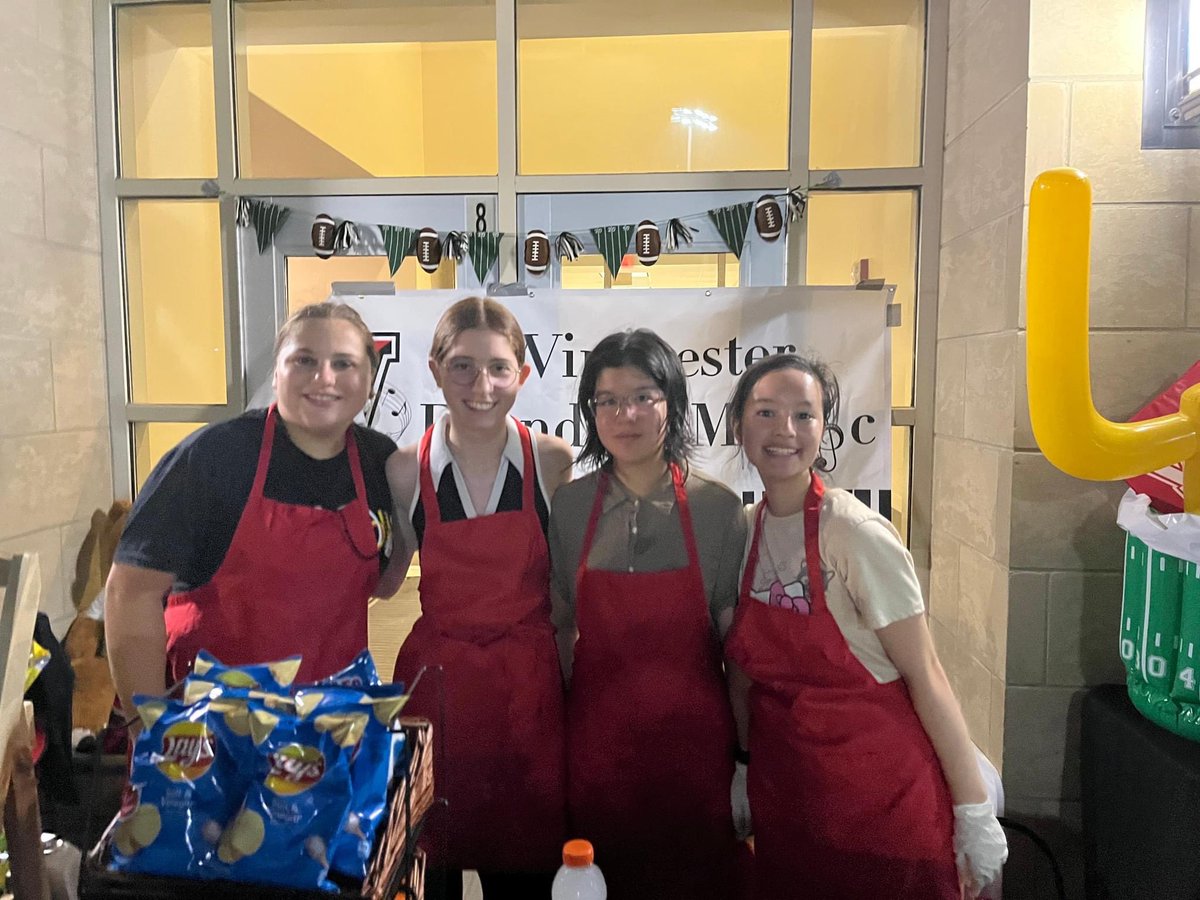 Thank you to our wonderful WHS music kids for helping sell concessions at the football game last night!  Follow us on social media to keep updated about music events throughout the year!  Email us at fomwps@gmail.com to receive our not frequent emails!