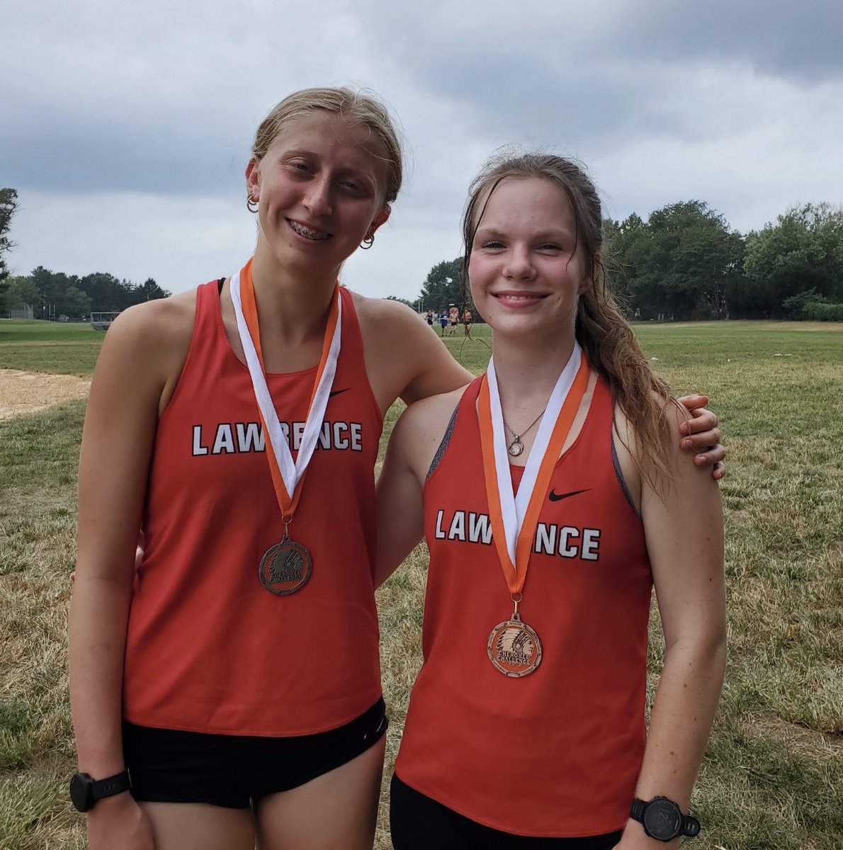 Remarkable day at the Cherokee Challenge Invitational! Huge congrats to Izzy and Melinda for their outstanding performances. Izzy not only took home a well-deserved medal but also set a new LHS course record, completing the challenging 2-mile run in a blazing time of 12:09!🥇🏃‍♀️