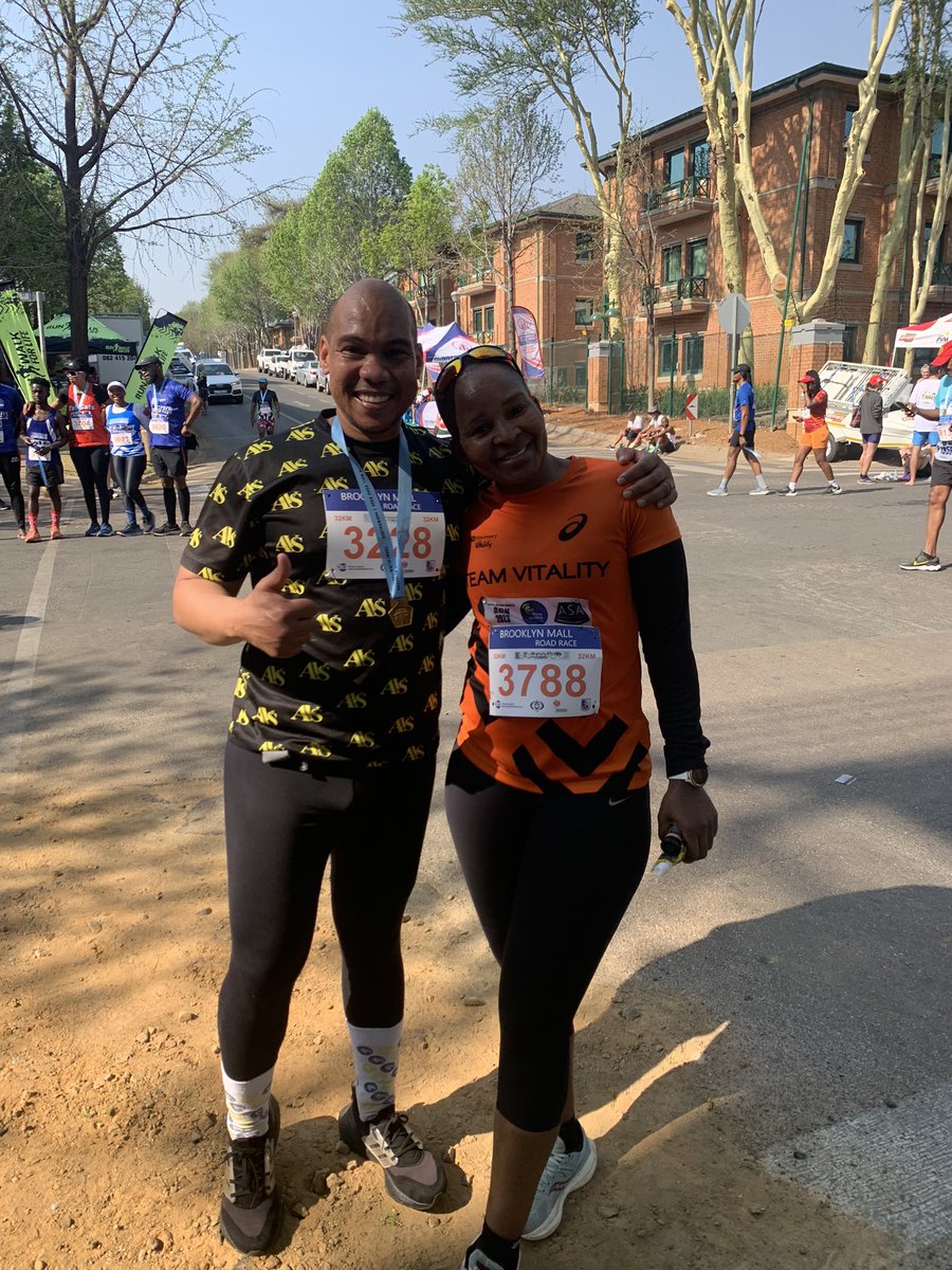 audas_vanschoor's tweet photo. MY FIRST EVER 32KM🤩🥵

BROOKLYN ROAD RACE 🏃🏾‍♂️

LONG
TOUGH
FINISH 

Se vir jou Ma jy was op #KLAPPERKOP 📍

32KM IN THE BAG 🏃🏾‍♂️

RACE DAY 📸 DUMP 🖤💛

Thanks for the all the support 

I’M NOT A RUNNER 🙋🏾‍♂️

#JUSTBELIEVE #RUNWITHAVS #AVSONTHE32 #AVSFITNESS #RUNPTA #RUNNINGI #Raceday https://t.co/siMDubMteO