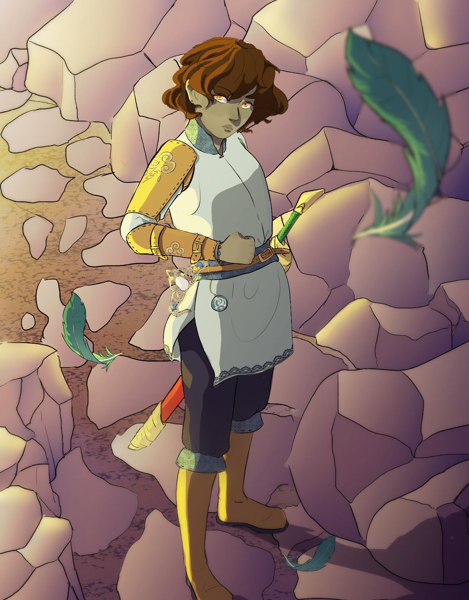 arc__nerding's tweet photo. I'm hitting a tough bought of artist block so I've been going back and finishing WIPs from forever ago. I'm just gonna drop this here honestly :,,,D https://t.co/uExuet04Em