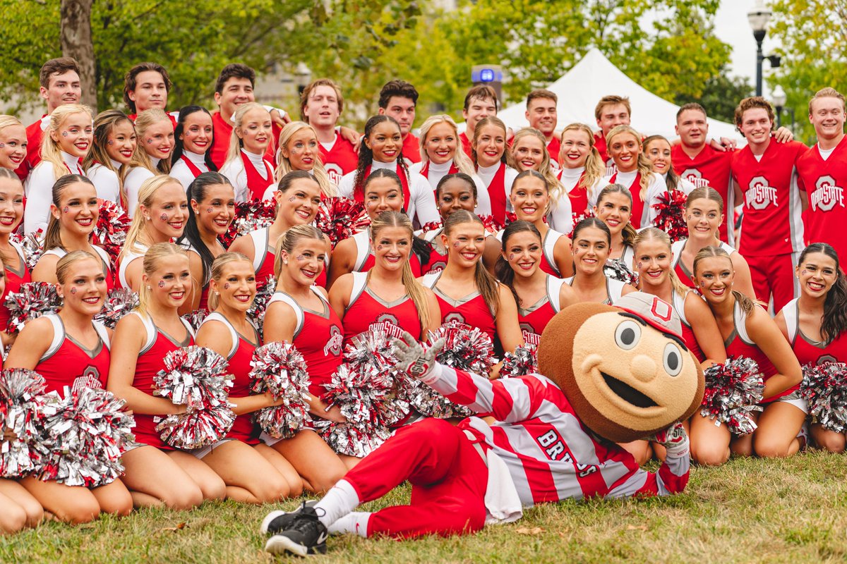🫶 Shoutout to our amazing Dance and Cheer teams for keeping Buckeye nation pumped up‼️