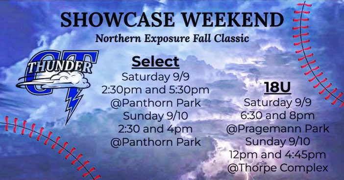 So excited to start the new season with my new team! Here is the schedule for the Northern Exposure Fall Classic