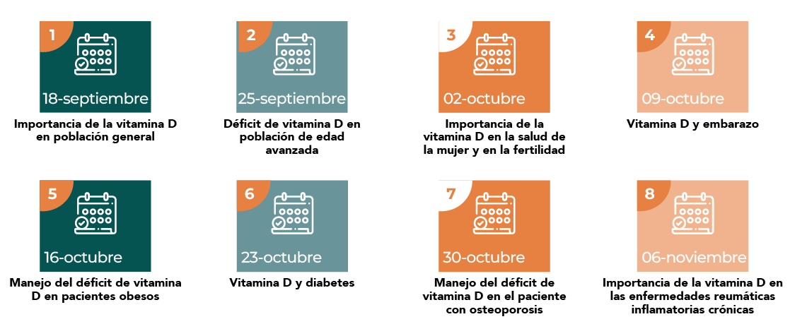 SEMERGENap's tweet photo. 🔜 18 Sept. comienza #RetoD
💻 Programa de formación online en Vitamina D desde https://t.co/eUJiToCA4R
👉Dirigido a profesionales interesados podrán ampliar sus conocimientos sobre la vitamina D y la importancia que esta tiene en diferentes perfiles de pacientes https://t.co/SUNU1zYvh6