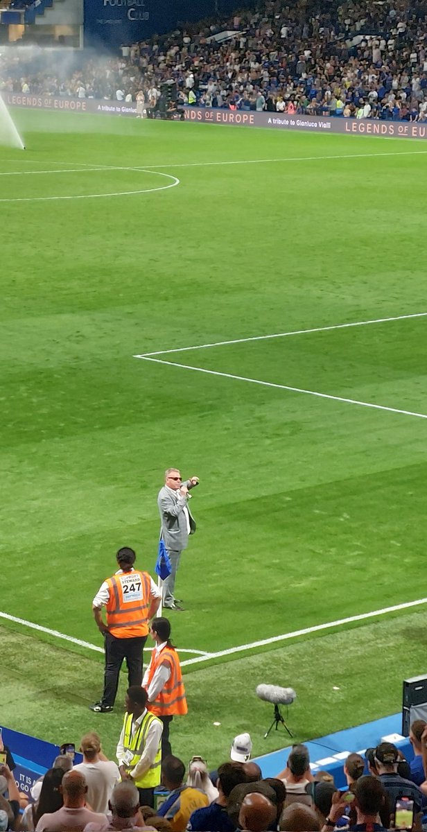 CFC_CS's tweet photo. If your club can't get Suggs to sing on the pitch at half time you're tinpot I'm afraid. https://t.co/uVRxBjnH8f