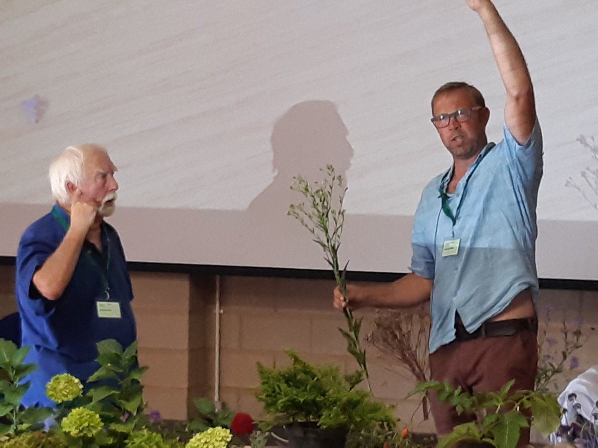 Enjoyable @HardyPlantSoc Annual Lecture day & AGM. Thanks to Western Counties Group for organising and excellent speakers @JohnMGrimshaw @stevenedney4 & Bob Brown for plant filled talks & banter between latter two. Good catch up with many folk again & buy plants, of course!