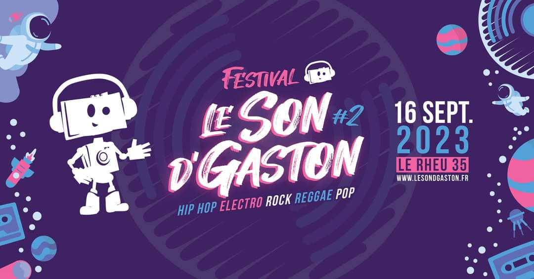 #LeSonDGaston c'est samedi prochain au Rheu (10min Rennes)!
On s'y retrouve pour passer une bonne soirée avec Ko Ko Mo, Youthstar and Miscellaneous, <a href="/MojaOfficiel/">Moja</a>, <a href="/vapa_music/">VAPA</a> et <a href="/CampClaude/">Camp Claude</a> ! #LS2G23