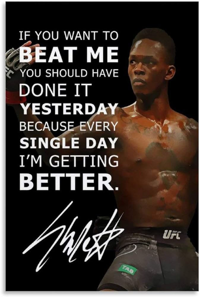 #Quote of the Day: “If you want to Beat Me you should have done it yesterday because every single day I’m getting better” - <a href="/stylebender/">Israel Adesanya</a> #UFC293