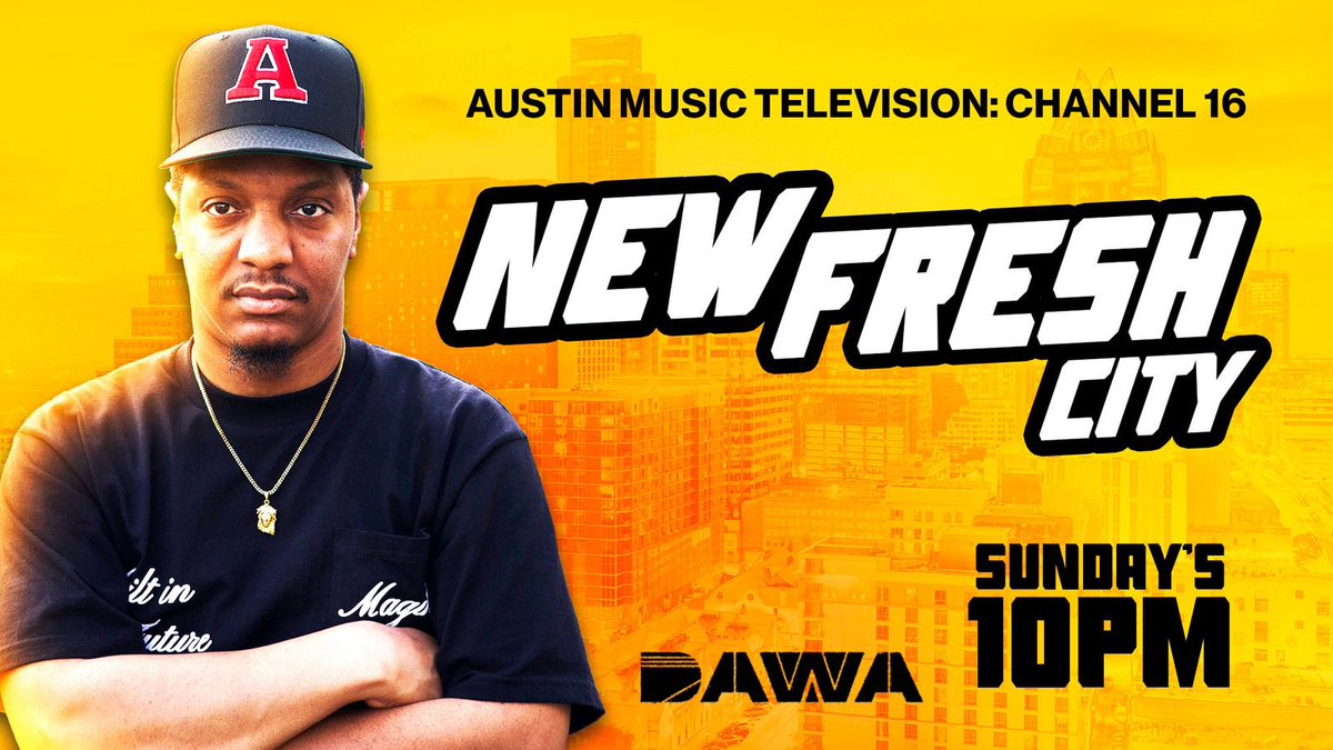 freshxknight's tweet photo. Another week, a new episode of #NEWFRESHCITY. @beholdmelat joins me to talk her new music and more, plus music videos out of the ATX. Sunday 10pm on @AustinMusicTV: channel 16 https://t.co/vnw3YVPlTQ