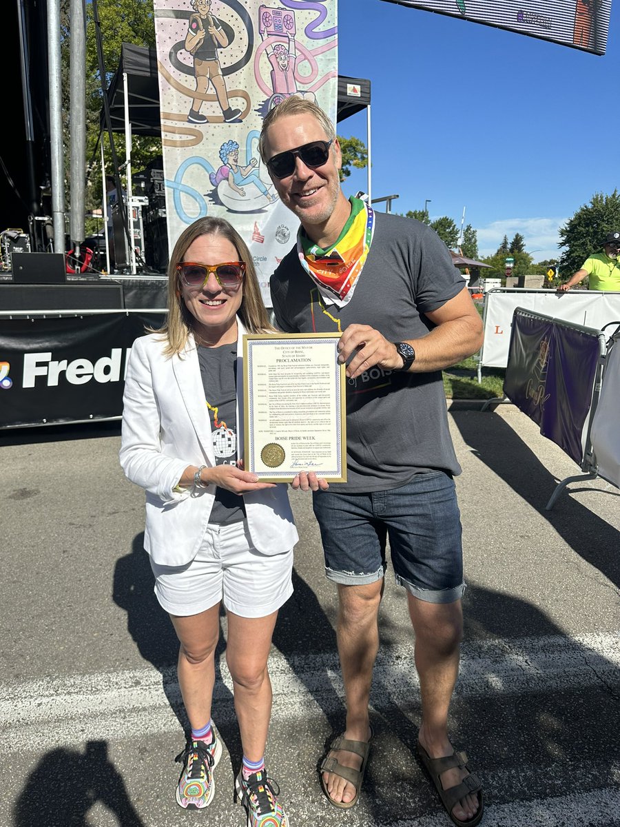 Happy Pride, Boise. 
❤️🧡💛💚💙💜

We see you, we love you, and we stand with you.