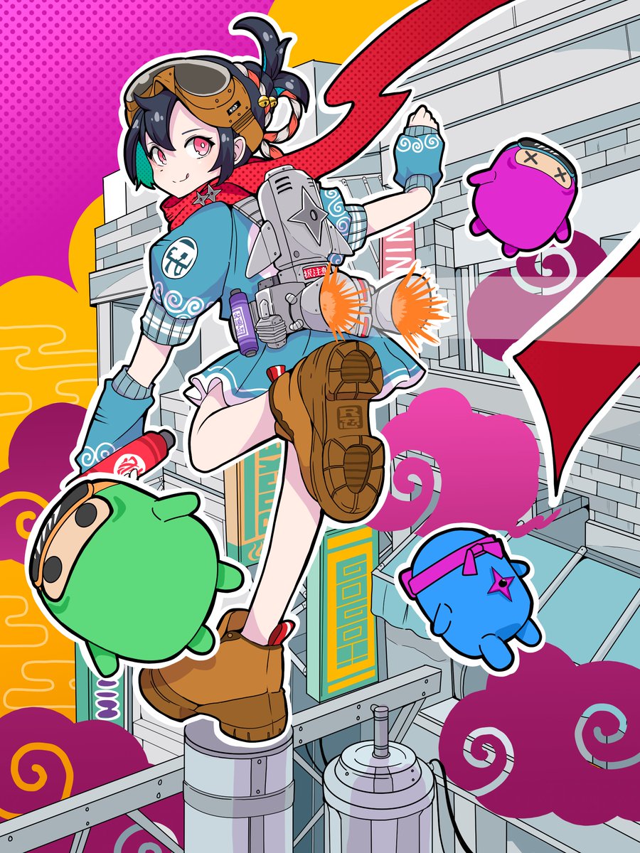 NEIGHBOR_FN's tweet photo. Check out the incredible artwork from @_pap86 , the illustrator behind Rocket Ninja! ✨. #RocketNinja #ROKENIN https://t.co/o3Vr6QE9Qm