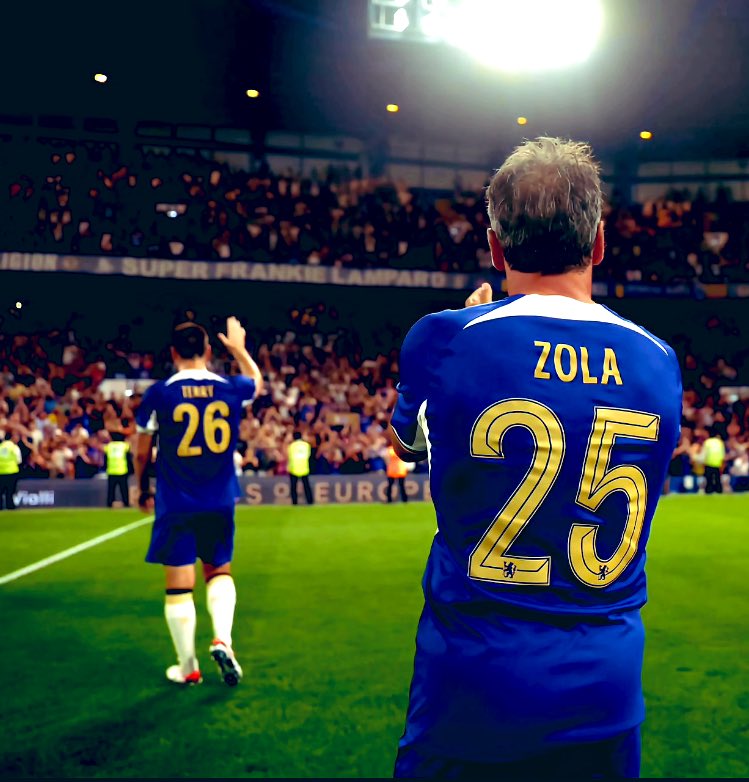 What a night at the Bridge seeing legends reunited to celebrate the one and only Luca Vialli