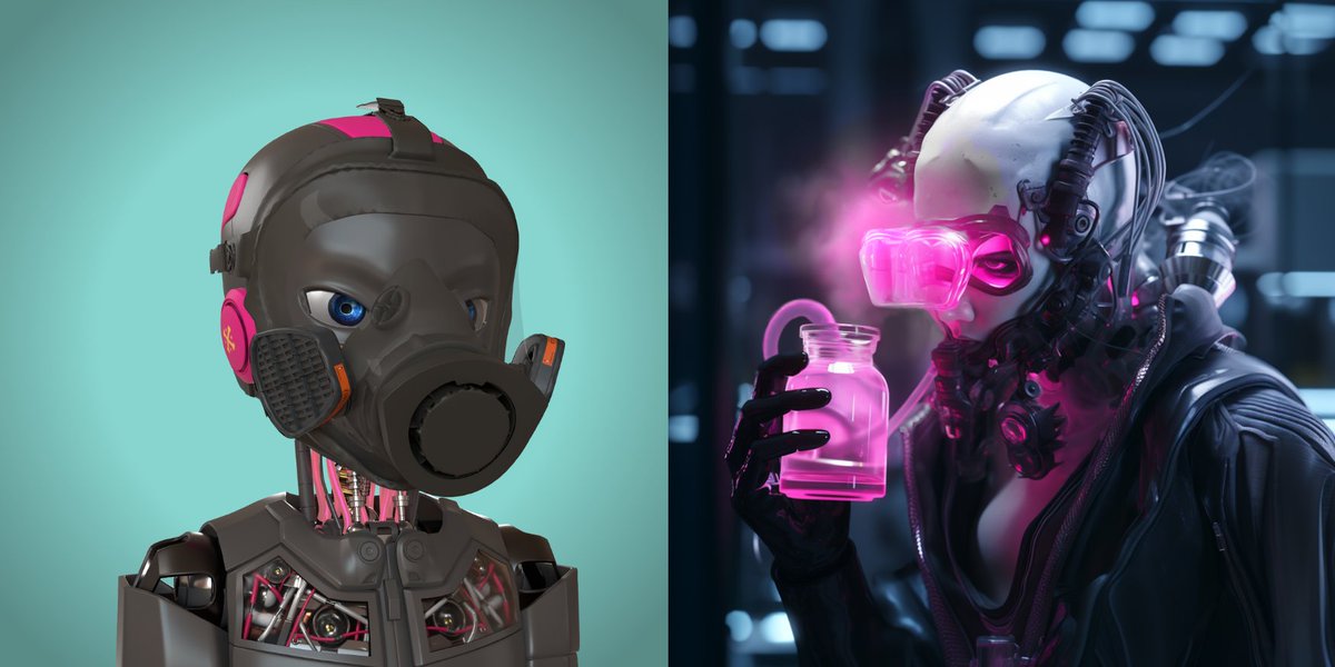 Me_See_NFT's tweet photo. Cool upgrade! I got the anaphalaxis, skin melting, semi-androgenous, master chemist upgrade. 😷
Another masterpiece! @Botborgs https://t.co/bvBzO9Ut2G