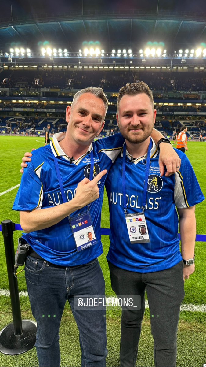 Leeparker_tv's tweet photo. What an incredible, emotional, exhaustingly brilliant day. An honour to be involved and one of the best experiences of my professional life #ForzaVialli @ChelseaFC https://t.co/ps9UaBTX6u