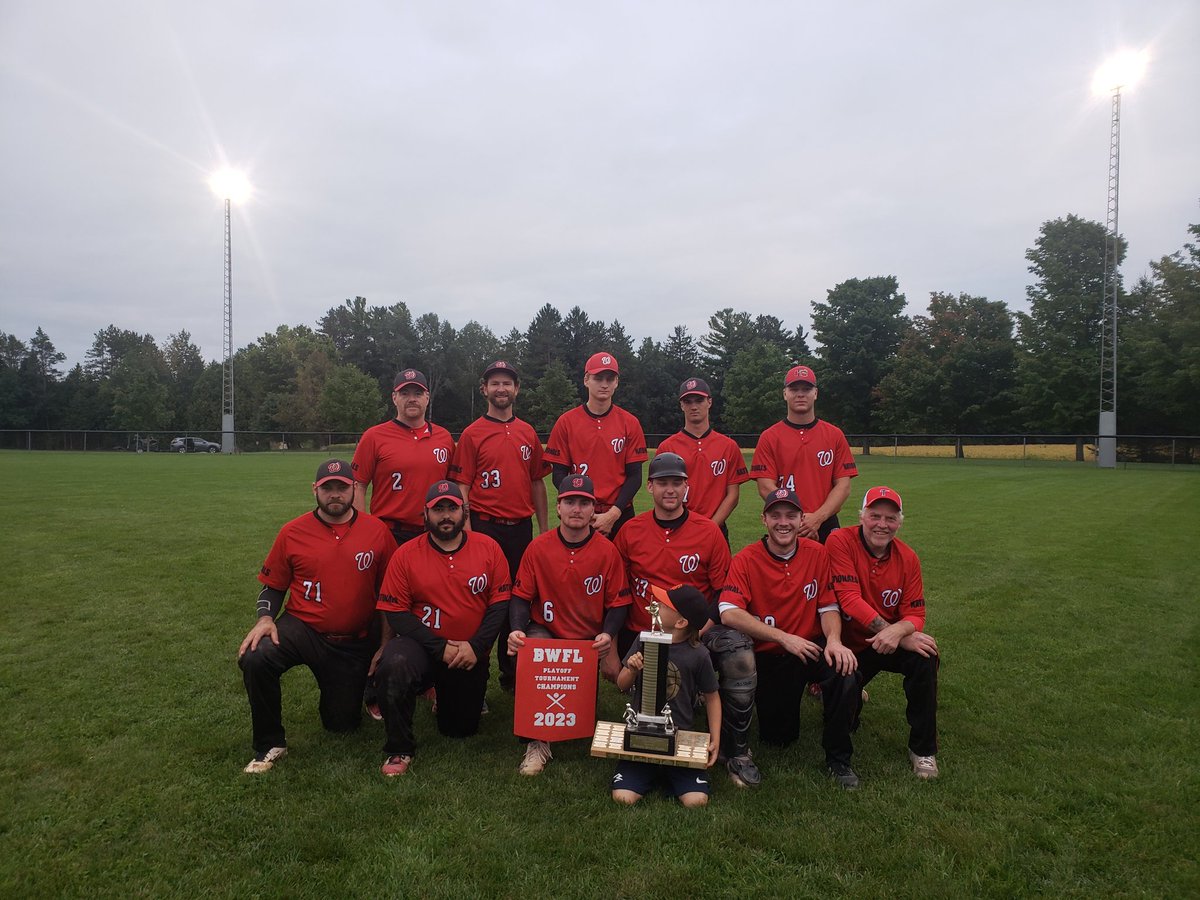 tcouchy19's tweet photo. Wiarton Nationals win Blue water fastball league . https://t.co/LYXgNXsSDm