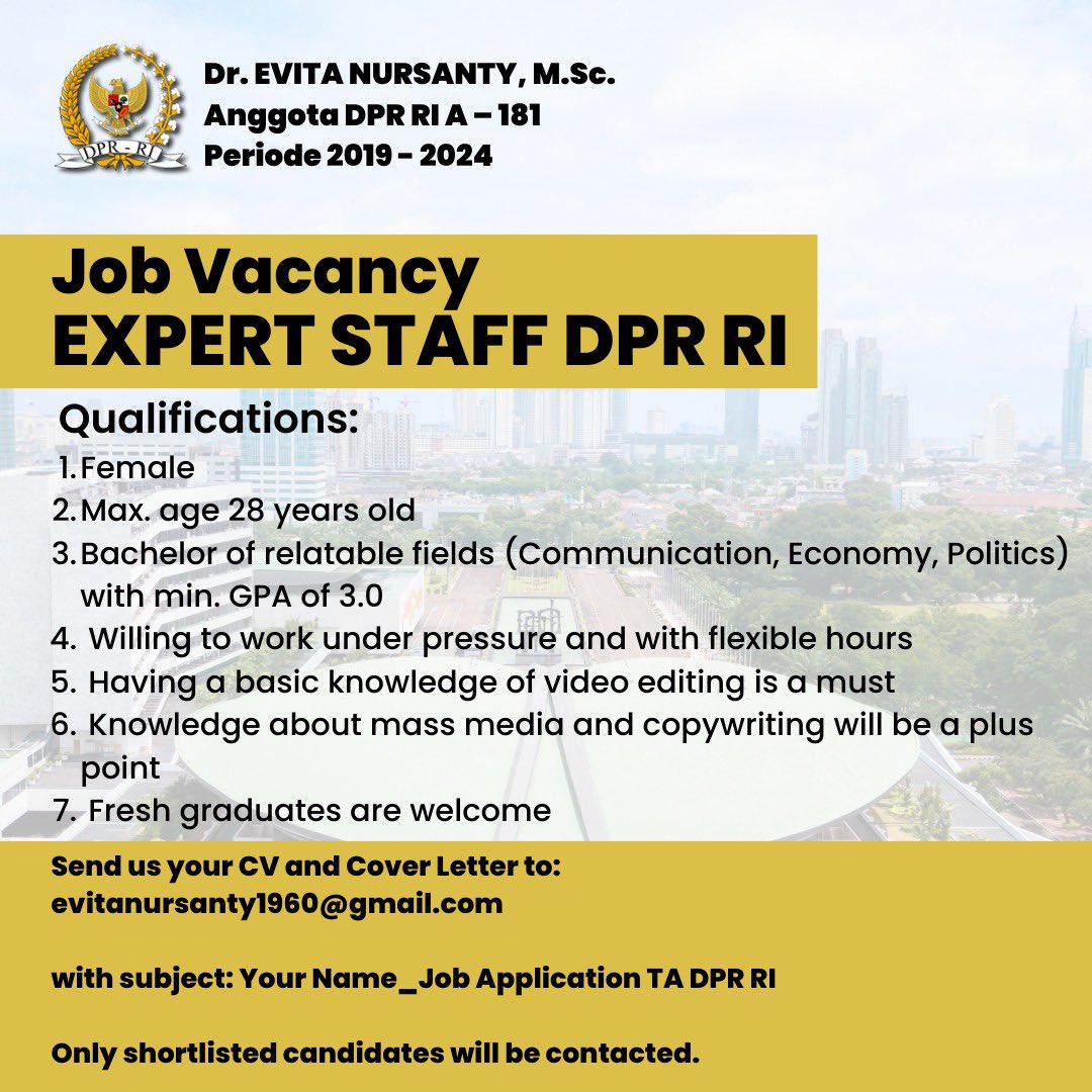 indahu's tweet photo. #JobVacancy_Alert https://t.co/7JTE14QY8W