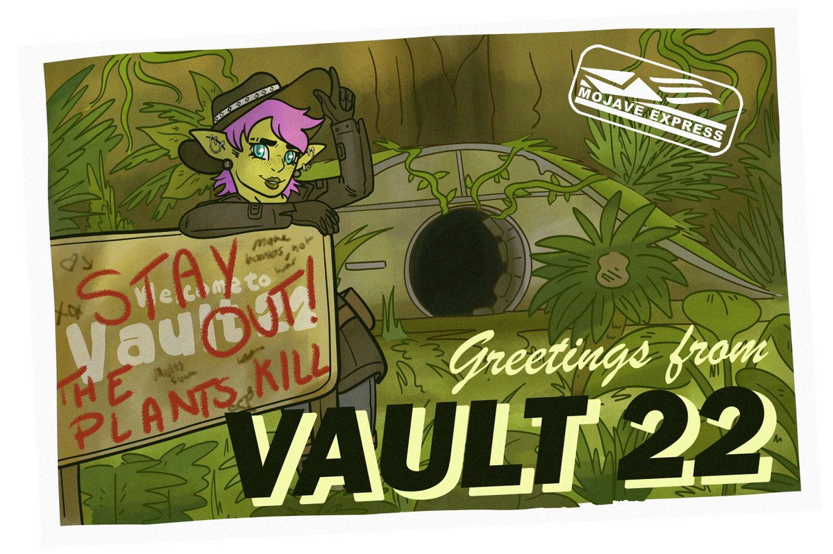 tjtpascall's tweet photo. All the art rewards from my Fallout Wild Wasteland Donothon are complete!!! ♥ I HAD SO MUCH FUN doing these and thank you guys so much for the support you showed me during that event! :> Can't wait for the next one! https://t.co/QIqZvkiIOE