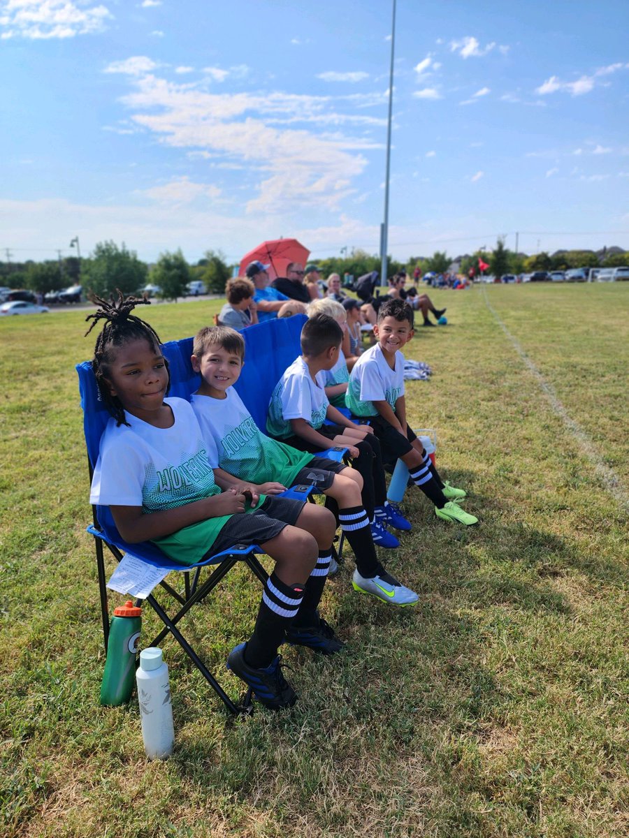And just like that…the U8 Midlothian Wolverines are 1-0. Oh wait we don’t keep score. So I won’t mention our 4 goals to thier 3 👀.  

Man I love coaching my own kid… 22 years in the making! Best career move to retire and invest in the kids with my last name! #TheCoachCEffect