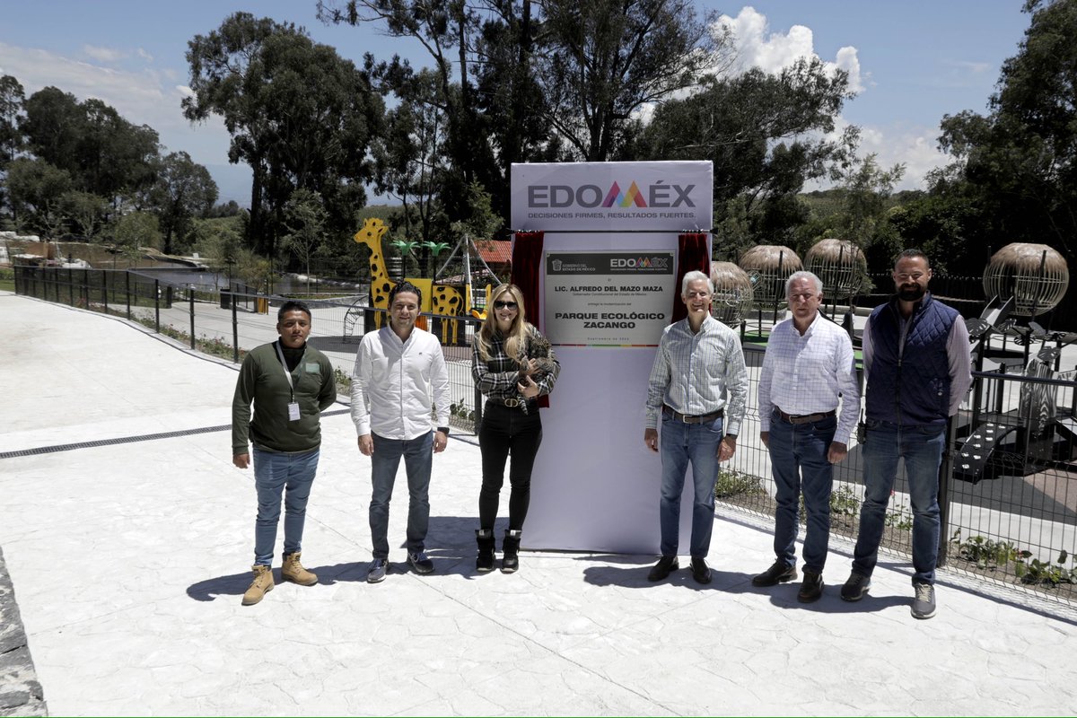Inauguramos el nuevo Parque Ecológico Zacango.
