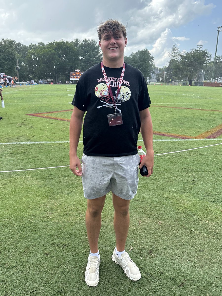 AidenRiner15's tweet photo. Thank you @QBCoachFox for having me out today to experience @MCScotsFootball game day. Enjoyed meeting the coaches and touring the campus. https://t.co/ojus7W8tzS