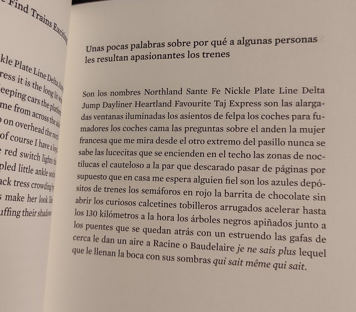 ladylibrorojo's tweet photo. Este poema en prosa de #AnneCarson en #AguaCorriente me ha hecho pensar en ti, @LoCharpentier 🚂 https://t.co/yFDvos6A0h