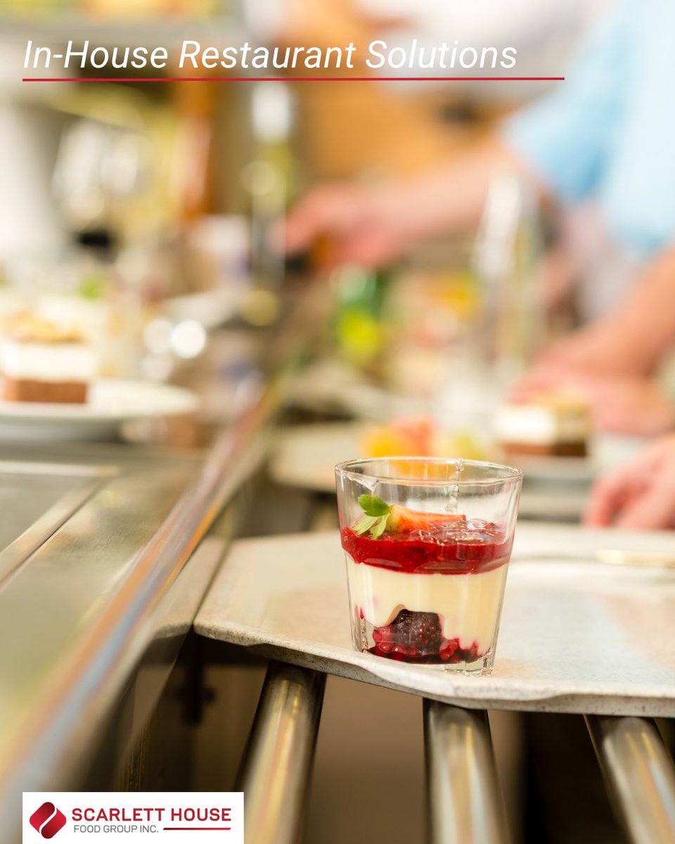 ✨ At #ScarlettHouse Foods, we're proud to offer organizations a delicious way to enhance employee experiences with our #InHouseDining solutions. From delectable dining options to seamless catering, we're here to fuel productivity and happiness. 

#EmployeeWellness