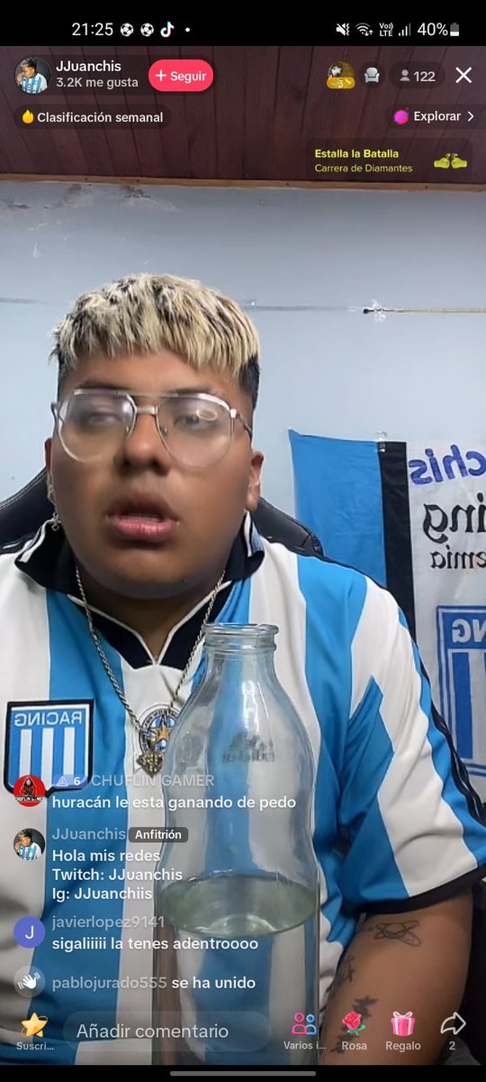 alguno sabe por qué quintero prendió stream?
