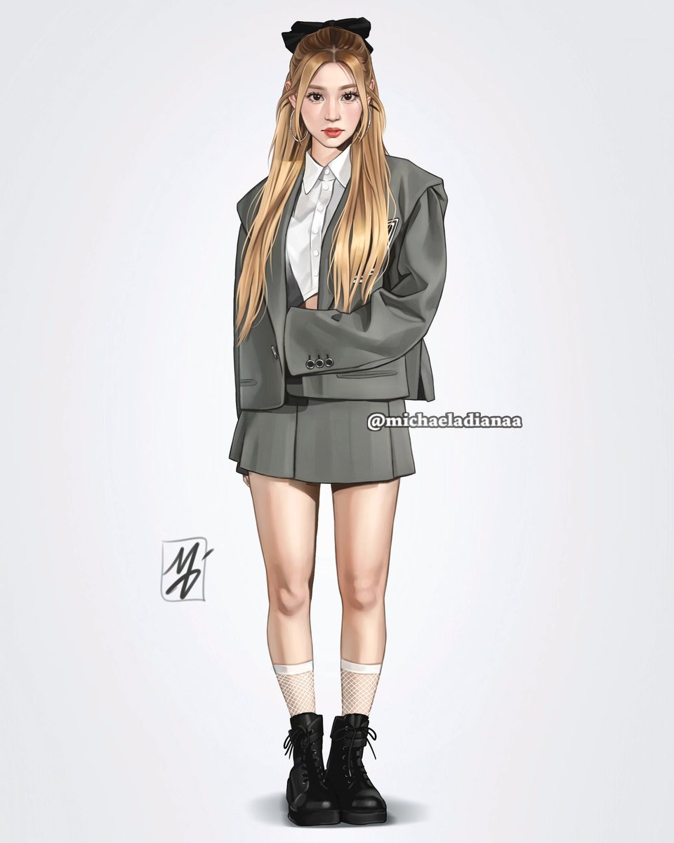 michaeladianaa's tweet photo. Hiyyih for Seoul Fashion Week 🎀🖤
#Kep1erFanart

#HUENING_BAHIYYIH 
#Kep1er #케플러 https://t.co/NFvaJvDxFT