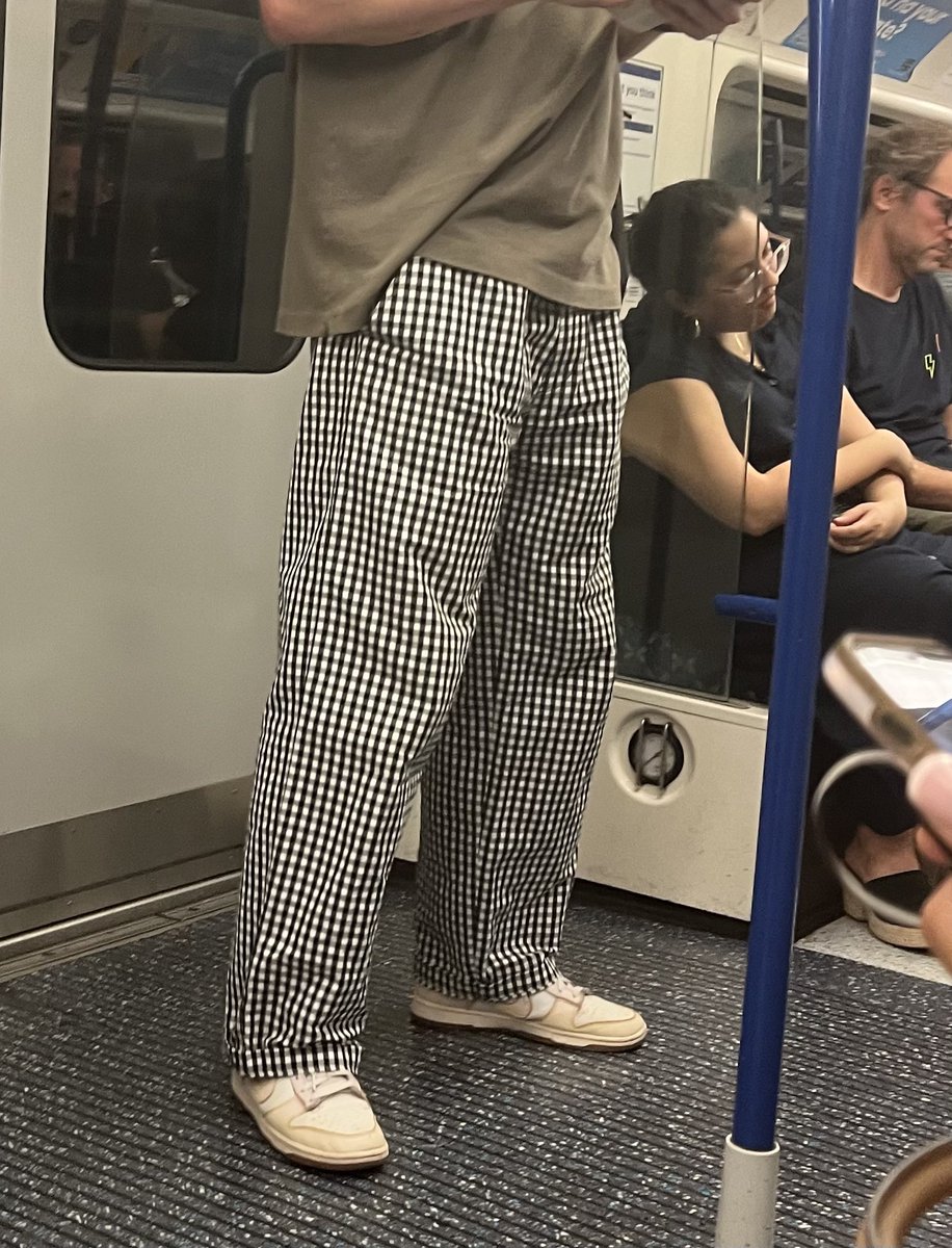 Given the last 3 days of news, I don’t think any young man in his early 20s should be dressed like this out of choice ….