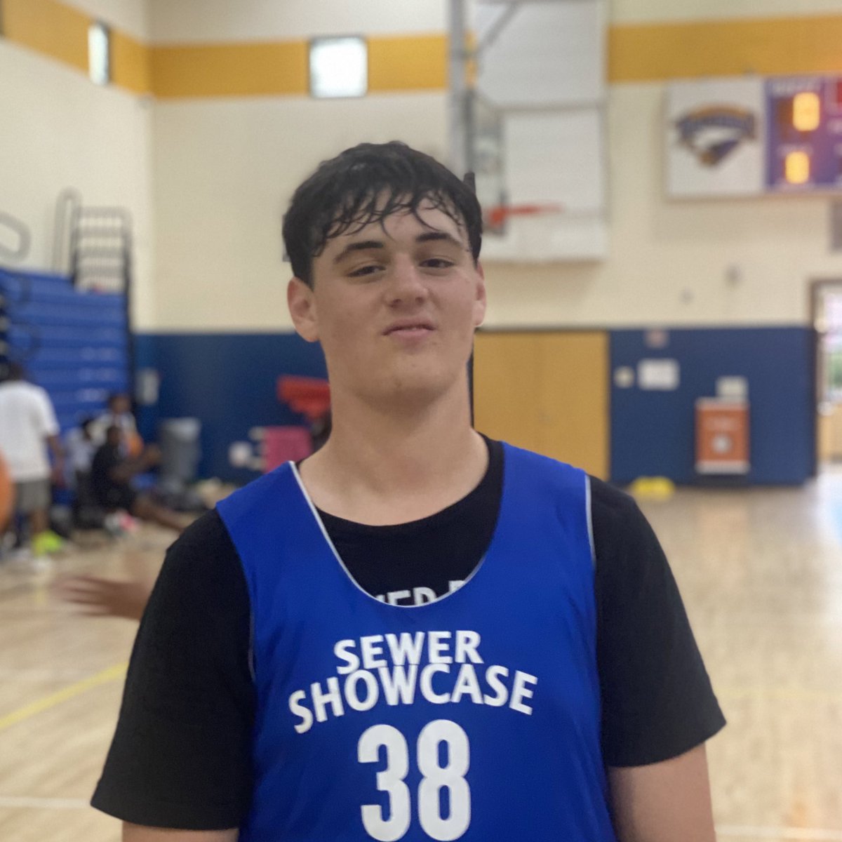 Ben “Cinco” Weitzenkorn has had the hot hand here today, knocking down one three after another while showcasing some flashes of finesse in transition.