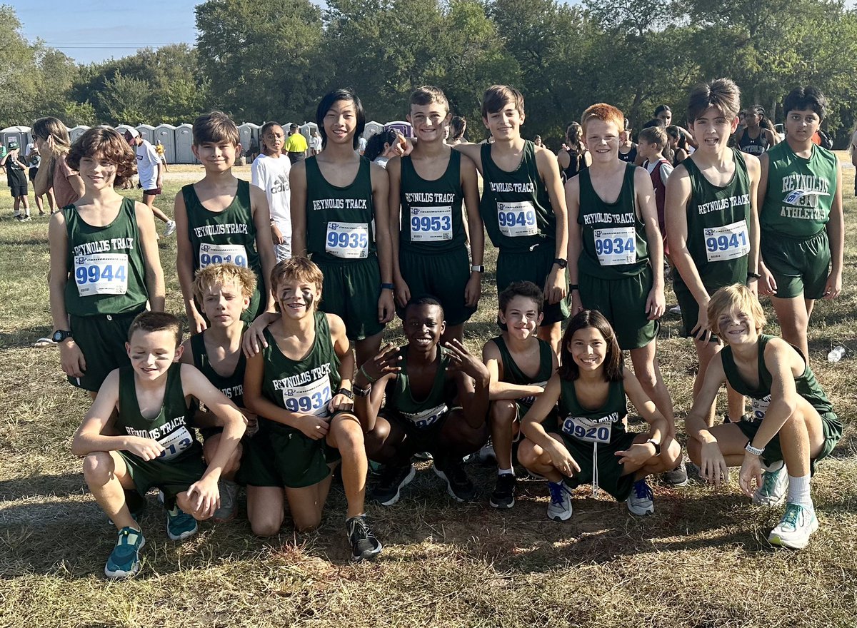 First cross country meet of the year this morning!! 🔥🔥🔥🦅Congratulations 7th grade boys finishing 2nd overall, Kevin Glover 2nd place, Avery Landfair 2nd place &amp; Nolan Rinaldo 4th place🏃🏼🏃🏽‍♀️ <a href="/PISD_Athletics/">ProsperISDAthletics</a> <a href="/ProsperXCTrack/">Prosper XC & Track</a> <a href="/PISDReynolds/">Reynolds Middle School</a>