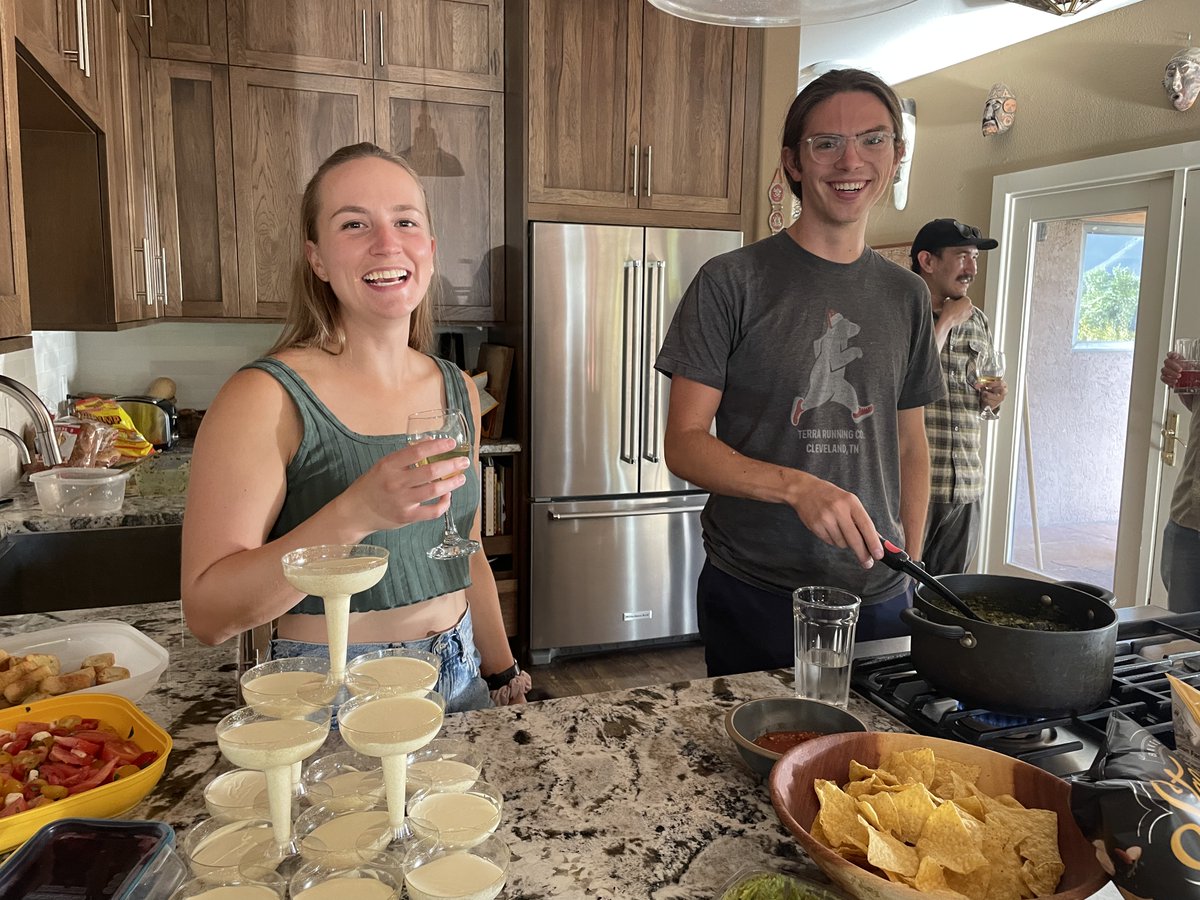 CathyLozupone's tweet photo. Fun @LozuponeLab party at mi casa. Finally got to jam out with Casey and @sterrettJD on their banjos. https://t.co/ncoJ0aFzVZ