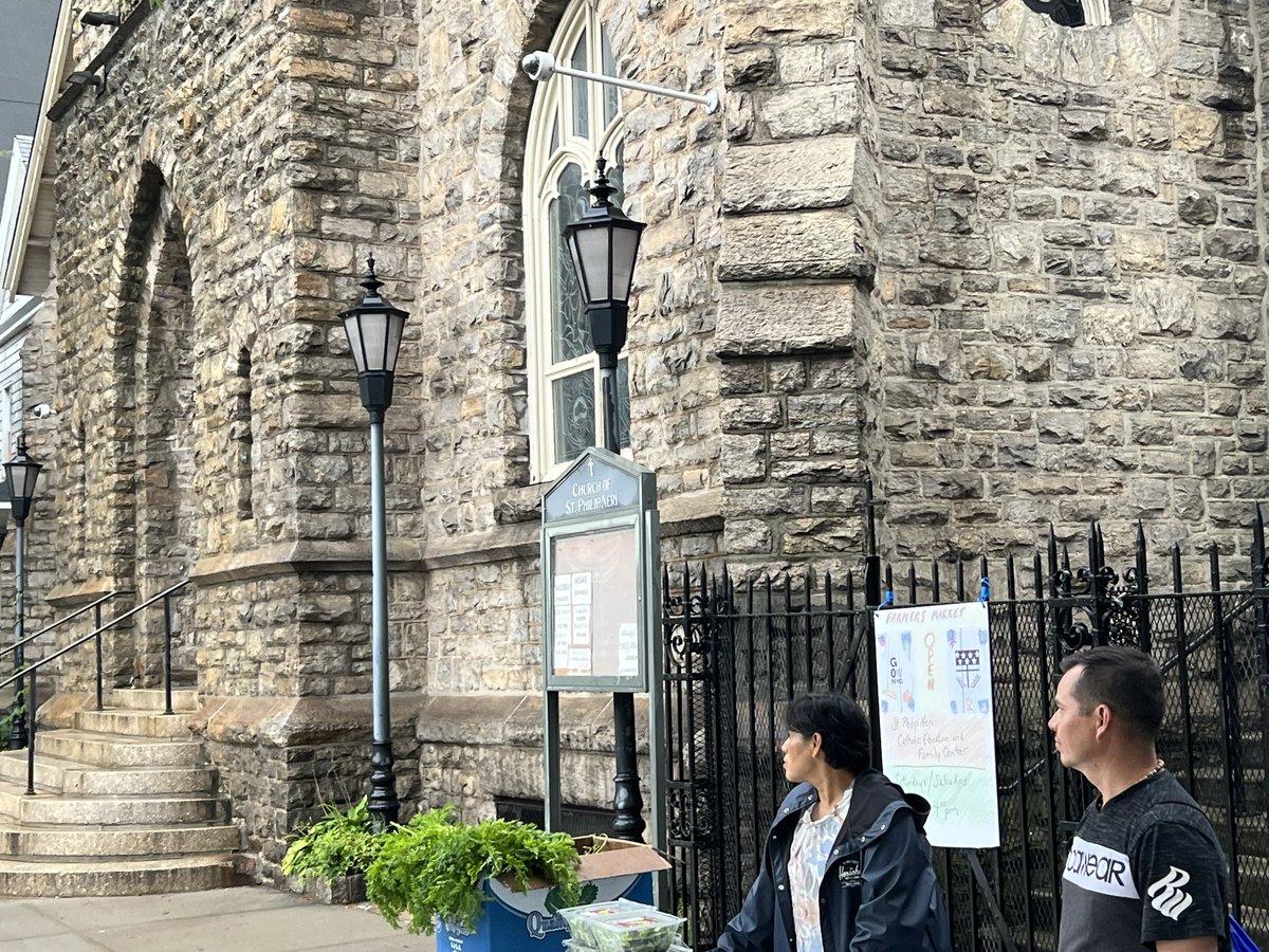 Saint Philip Neri Catholic Education and Family Center’s FIRST Farmer’s Market! Happening every Saturday from 2:30-4:00 P.M. #organic #fresh <a href="/ArchNY_Supt/">Sr. Mary Grace Walsh, ASCJ, Ph.D.</a> <a href="/ArchNY_Schools/">NY Catholic Schools</a> <a href="/CardinalDolan/">Cardinal Dolan</a> <a href="/thegnewsroom/">The Good Newsroom</a> <a href="/GrowNYC/">GrowNYC</a>