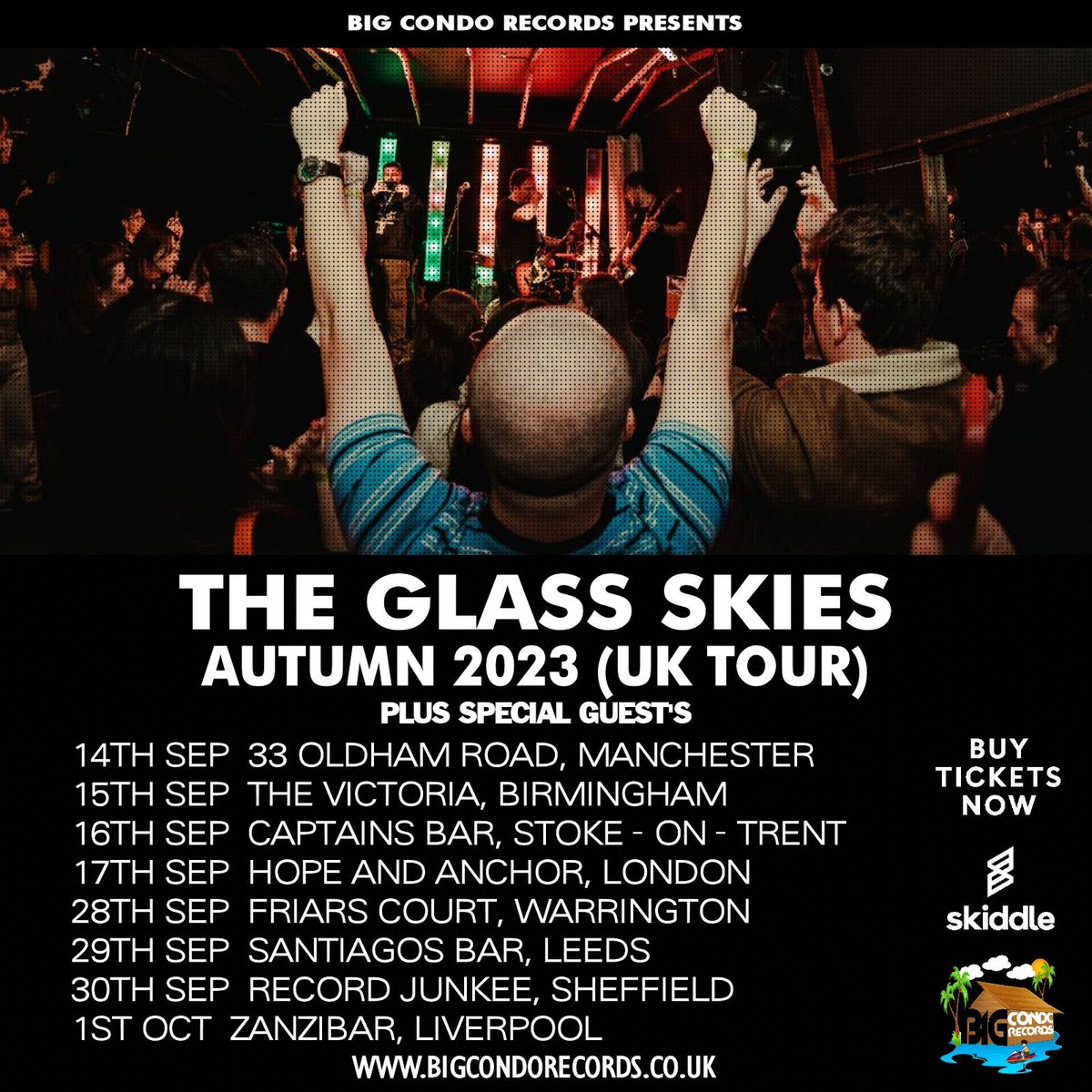 We are getting Excited for @theglassskies Autumn uk tour ! Tickets on @skiddle go get yours now