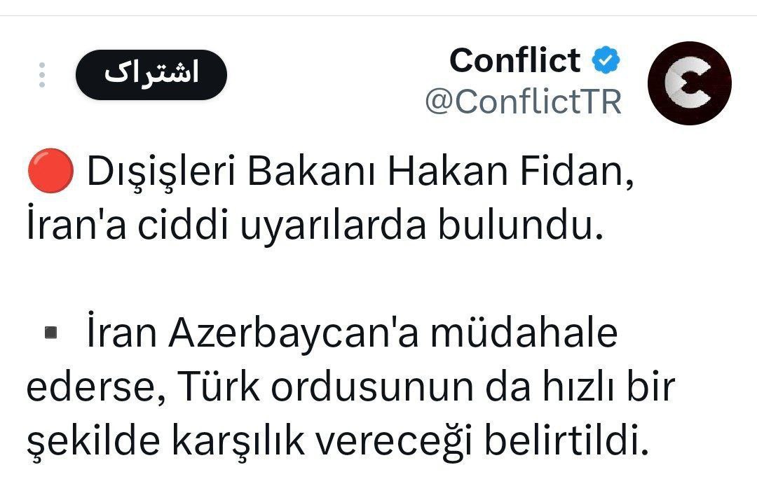 Turcja ostrzegła Iran przed ingerencją w sprawy Azerbejdżanu Minister spraw zagranicznych Turcji Hakan Fidan udzielił Teheranowi „poważnego ostrzeżenia”, że jeśli Iran wtrąci się w sprawy Azerbejdżanu, armia turecka szybko na to zareaguje i nie będzie stać z boku. Lokalne media…