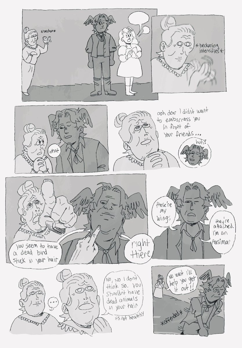 finally cleaning up some comics from our strahd campaign since it's been forever ๐