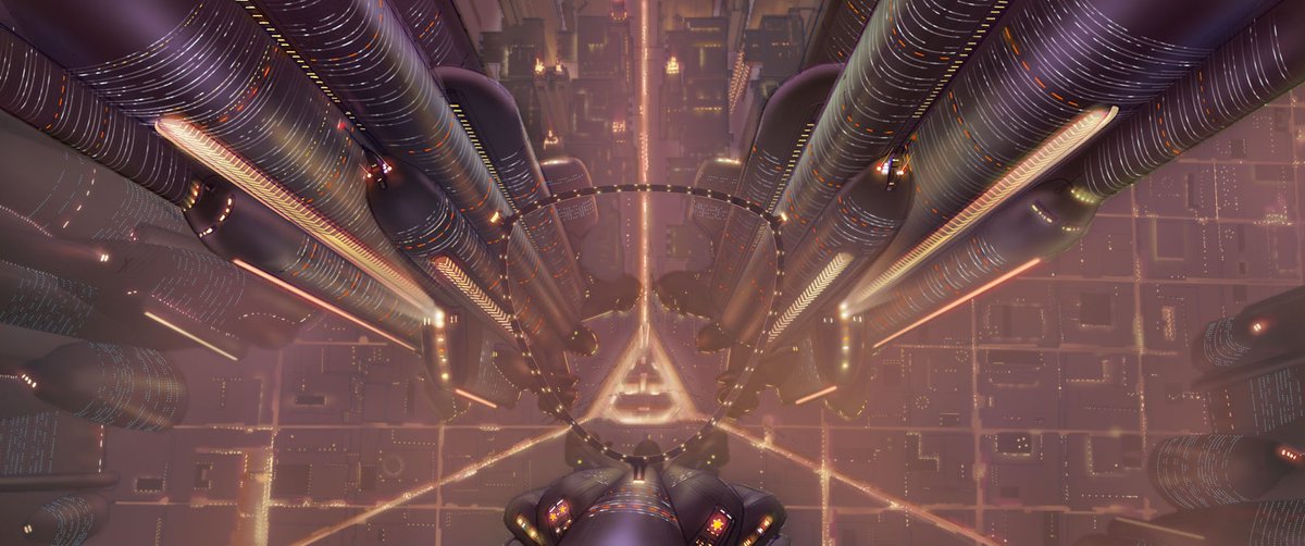 conceptartsw's tweet photo. Welcome to the vibrant heart of the galaxy! In this interview, Visual Effects Concept Artist @wilsonjtang takes us deep down into the trenches of Coruscant: https://t.co/CIoCjNM8RV https://t.co/gsjCevW4HQ