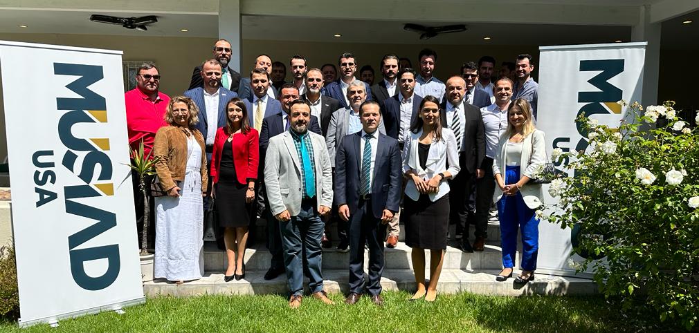 Congrats to MUSIAD CA Chapter! The reception was hosted by the head of the chapter Hasan Altuntas. LA Consul General Sinan Kuzum, President Yavuz Orta, Advisory Board Member Kemal Ustun, Vice Presidents Enis Ucuncu and Selcuk Kaya, and members and local business people attended.