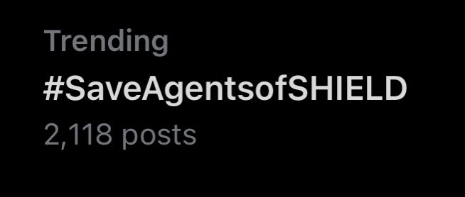 LETS GOOOOO!!! #SaveAgentsofSHIELD #DaisyLives