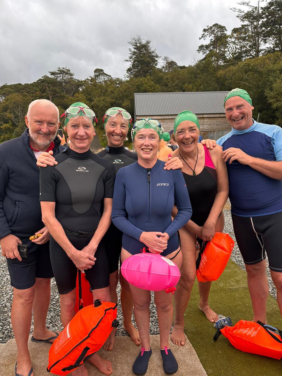 AnnHigginson64's tweet photo. βDo what you fear most and you conquer your fearβ; we did! Loved the 750m #GreatFjordSwim today with the #pollocks. Terrific organisation by #gaelforce @Killarygroup. Outstanding location in #connemara #love #seaswimming #friends #vitaminsea #wildatlanticway #waw #killaryfjord πββοΈ https://t.co/lZkwIEZV9f