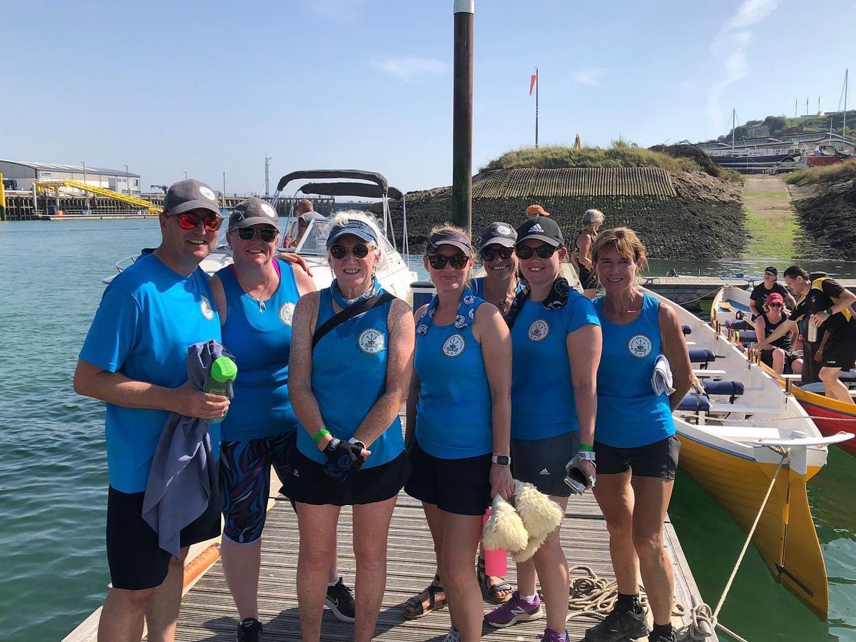 Fantastic day rowing in our local Regetta. Gorgeous calm sea although rather 🥵 oh and we won women’s A crew race 🙌🍾🎉🥳 and our cub second place overall - we are rather cuffed with that 👏#CornishPilotGig #GigRowing