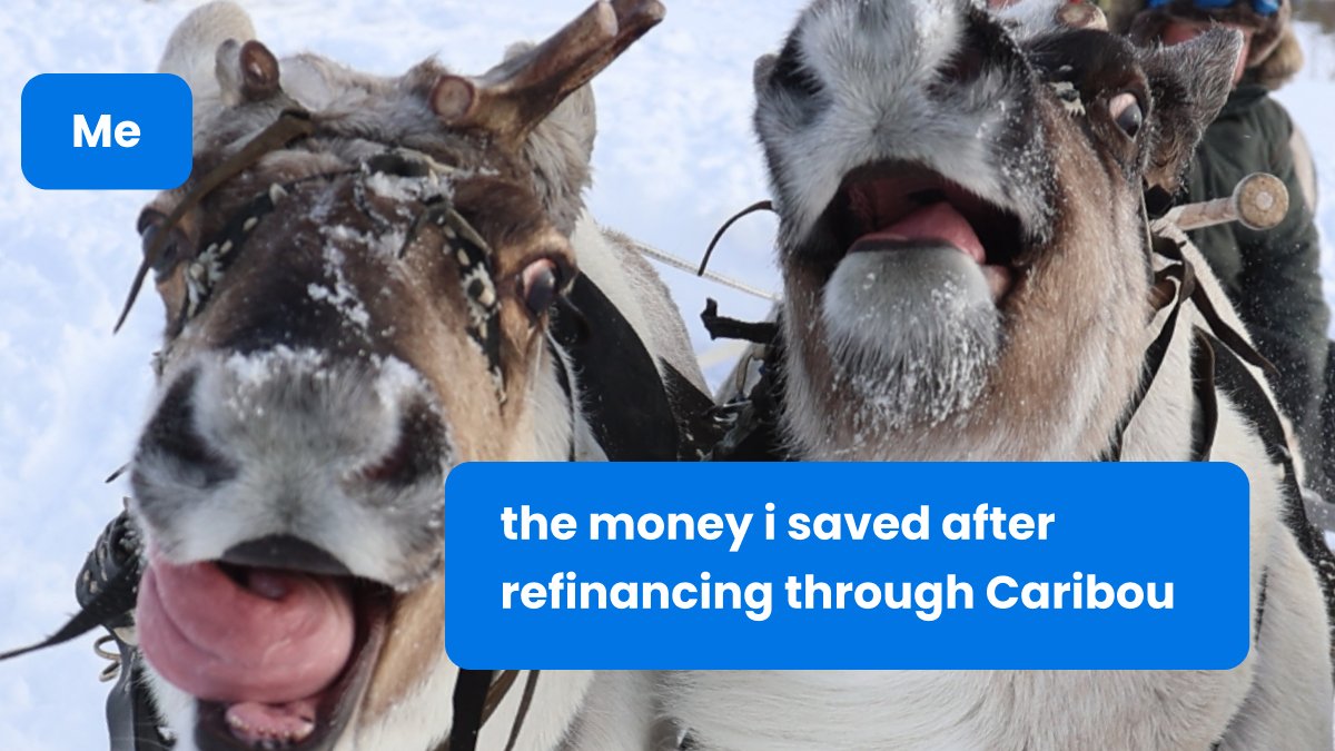 There are only a few reasons for a smile that big, and at the top of the list, it’s the surprise of finding extra cash in your wallet. So why delay the joy? You deserve it. Check your rate for free today at caribou.com #savings #carpayment #refi