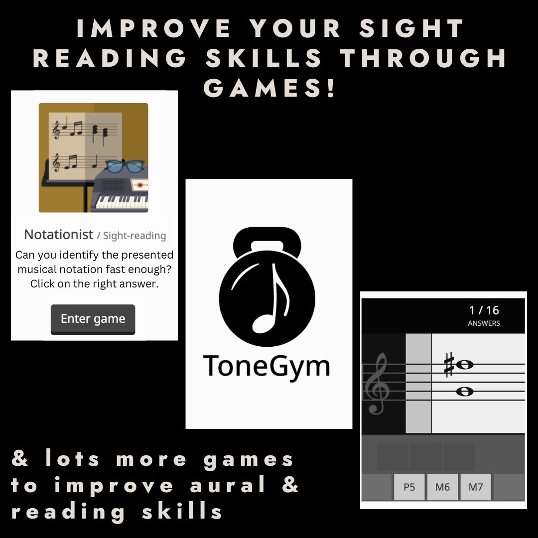 Using intervals can help tremendously in your sight-reading skills. So how can you practice sight-reading with intervals? Tonegym! Tonegym has lots of games to help! Check out Tonegym and start musically advancing faster.

Check out Tonegym here: bit.ly/tonegym