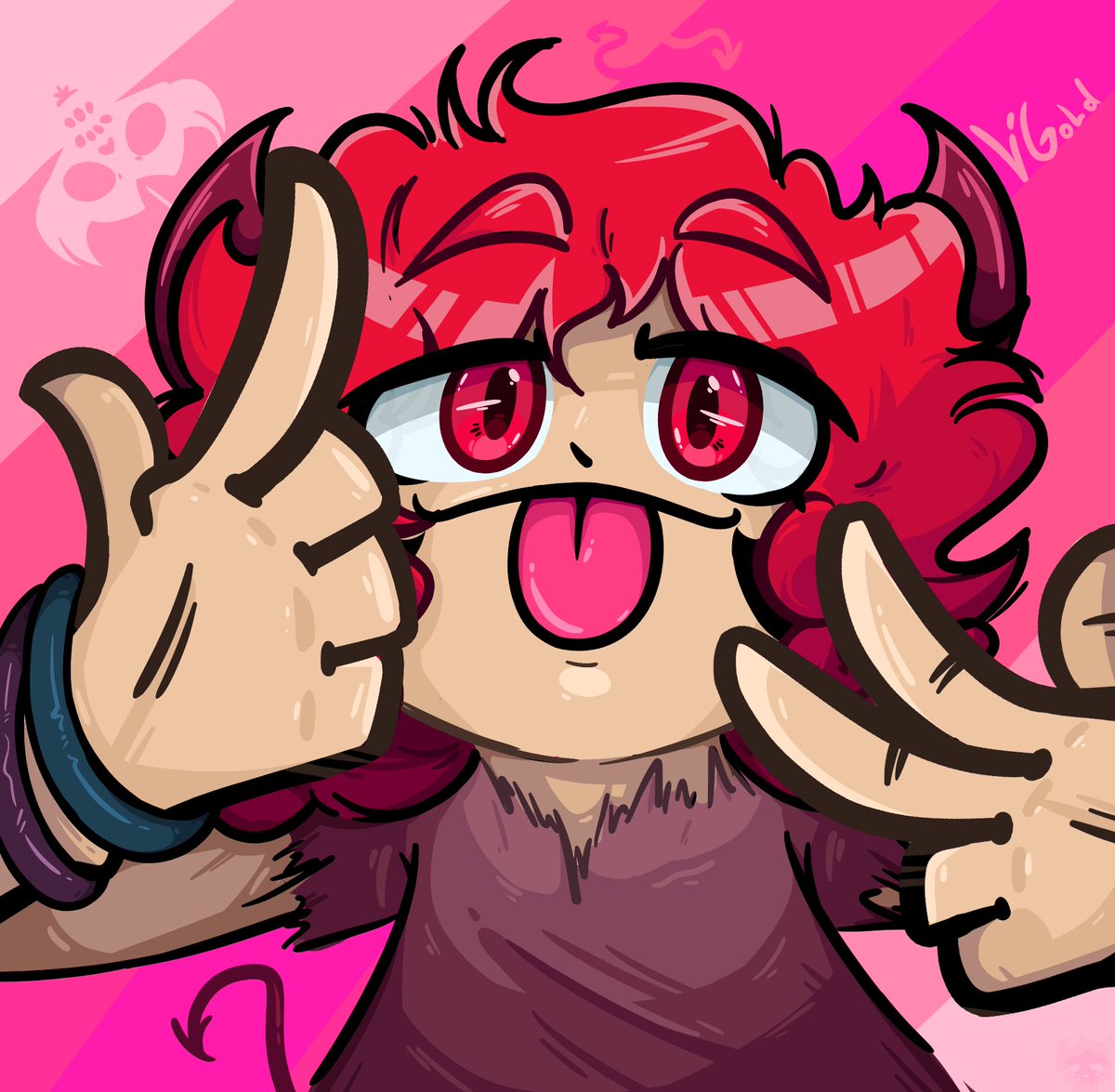 V_G0LD's tweet photo. Trying something different 🩸😗

#myart #illustration https://t.co/ExdHqJG33h