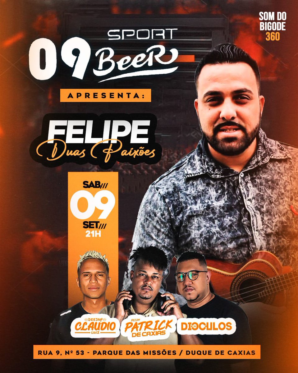 Hoje tem Felipe duas paixões 🇲🇨
09SportBeer ✅
DJs da casa
.
.
.
.
.
.
.
.
<a href="/DjPatrickCaxias/">DJ PATRICK DE CAXIAS 🎧🇳🇬🇵🇱🛣</a> <a href="/dioculosdj/">ISSO E DIKRUS PÁ CRL 🎵</a> <a href="/Djclaudioluizz/">DJ CLAUDIO DA POLÔNIA🇵🇱</a>