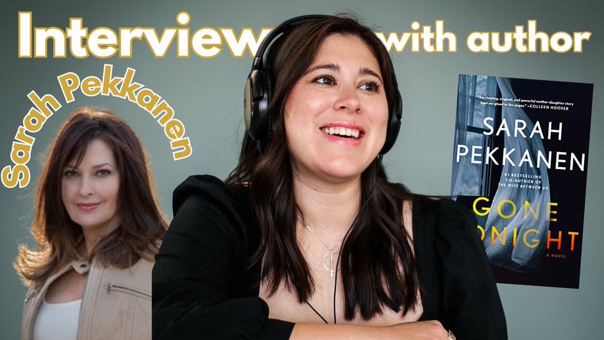 Join Emma and #1 New York Times bestselling author @sarahpekkanen on today's @ProBookNerds podcast episode as they dive into her new book, 'Gone Tonight'. Watch now: bit.ly/468WLfl 📖✨ #AuthorTalk #NewRelease #MustRead