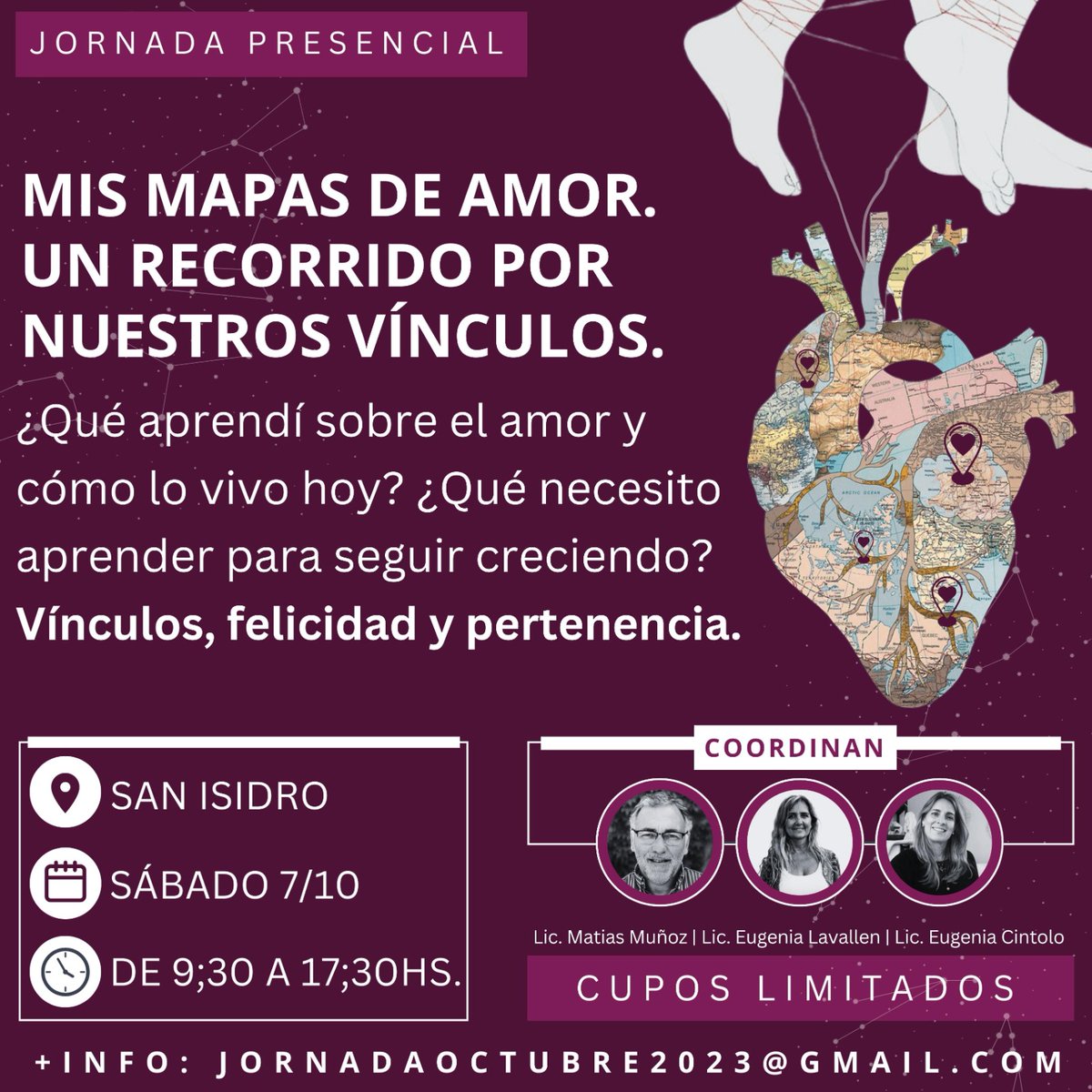 matiasmu's tweet photo. Te acerco esta jornada de autoconocimiento. Para más información escribinos a jornadaoctubre2023@gmail.com https://t.co/GFQqWxfwOm