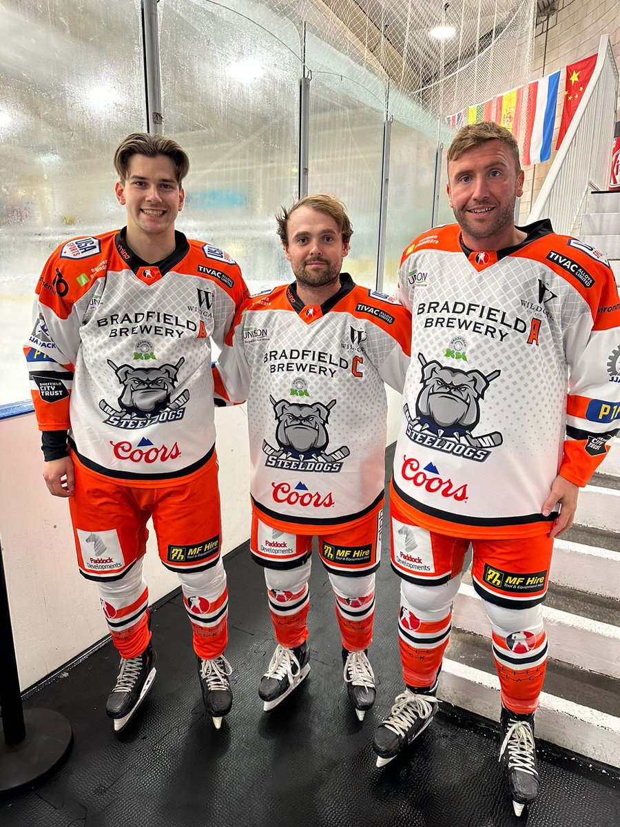 Sheffield Steeldogs (@steeldogsihc) on Twitter photo New leadership group announced.
Head coach <a href="/hewy17/">jason hewitt</a> has named his C and As for the season ahead.
Wearing the C with be <a href="/JonathanKirk90/">Jonathan Kirk</a>
Wearing As this season will be <a href="/TLSmith88/">Tim Smith</a> and Vlads Vulkanovs
Good luck with your roles lads ππ» New leadership group announced.
Head coach <a href="/hewy17/">jason hewitt</a> has named his C and As for the season ahead.
Wearing the C with be <a href="/JonathanKirk90/">Jonathan Kirk</a>
Wearing As this season will be <a href="/TLSmith88/">Tim Smith</a> and Vlads Vulkanovs
Good luck with your roles lads ππ»